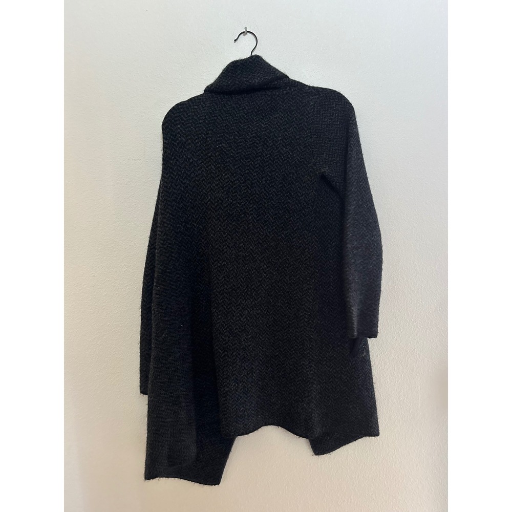 Jones & Co Jones New York Charcoal Gray Shawl Collar Button Cardigan Sweater M